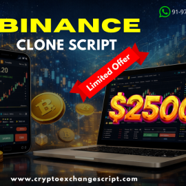 Binance Clone Script Just 2500 Launch Your Crypto Exchange Today