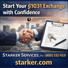 Start Your §1031 Tax-Deferred Exchange with Confidence