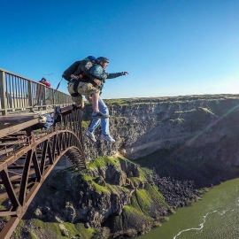 Twin Falls Bridge BASE Jumping