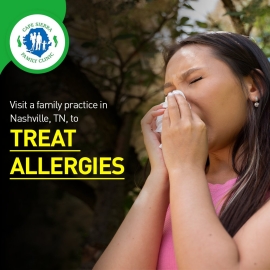 Visit a family practice in Nashville, TN,to treat allergies