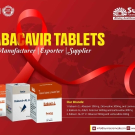 Abacavir Products in India | Manufacturer, Exporter, and Supplier