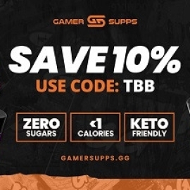 Save 10% on GamerSupps GG Energy – Use Code TBB