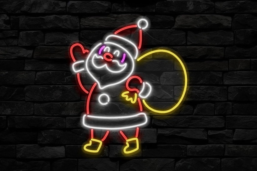 Santaclauseneonsignlight (1)
