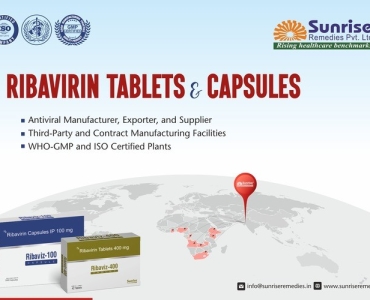 Ribavirin Tablets and Capsules | Antiviral Manufacturer in India