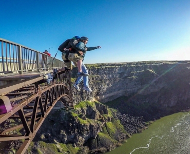 Twin Falls Bridge BASE Jumping
